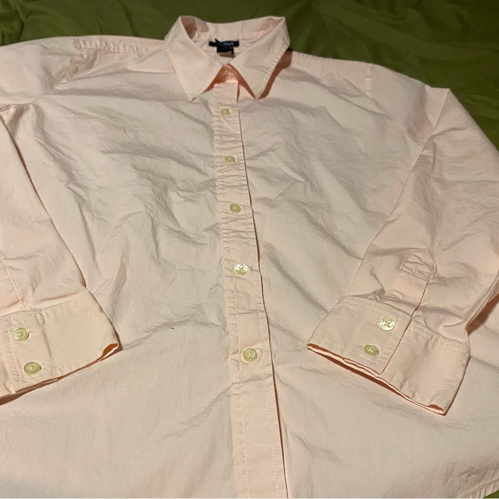 GAP Soft Pink Button-Down Shirt - Picture 2 of 5